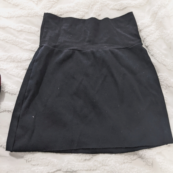 American Apparel black cotton stretch Bodycon Pencil skirt size S - Picture 1 of 2
